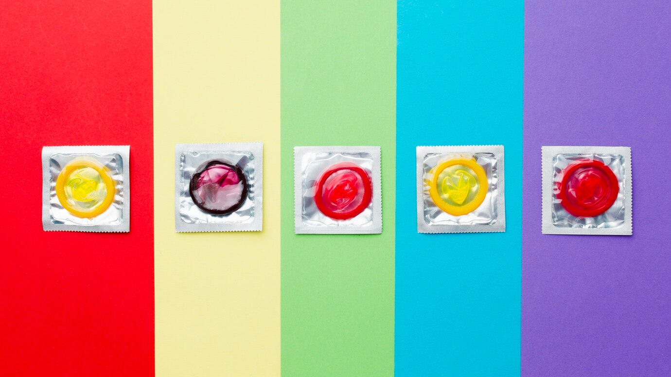barevné kondomy